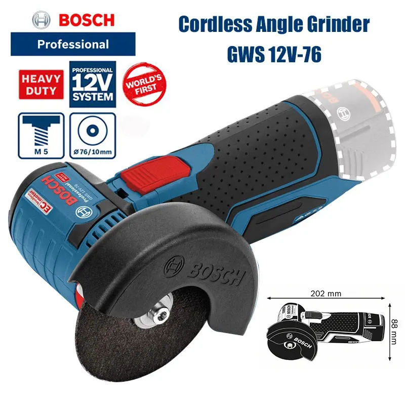 Bosch GWS 12V-76 Professional  - Power Tools Professional ulasan dan harga
